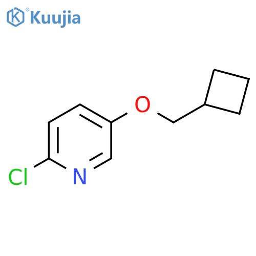 2-Chloro-5-(cyclobutylmethoxy)pyridine structure