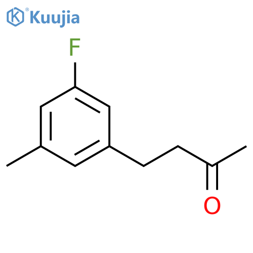 4-(3-fluoro-5-methylphenyl)butan-2-one structure