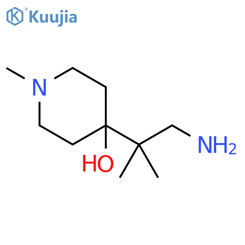4-Piperidinol, 4-(2-amino-1,1-dimethylethyl)-1-methyl- structure
