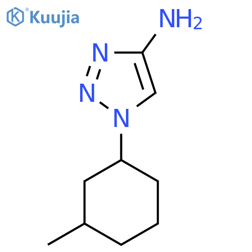 1-(3-methylcyclohexyl)-1H-1,2,3-triazol-4-amine structure