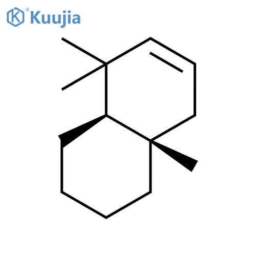 Naphthalene, 1,4,4a,5,6,7,8,8a-octahydro-1,1,4a-trimethyl-, trans-(±)- structure