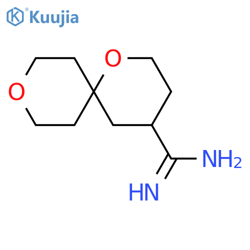 1,9-dioxaspiro5.5undecane-4-carboximidamide structure