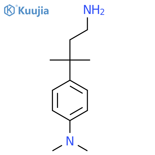 4-(4-amino-2-methylbutan-2-yl)-N,N-dimethylaniline structure