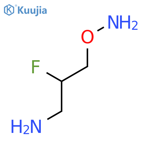 1-Propanamine, 3-(aminooxy)-2-fluoro- structure