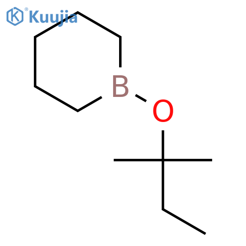 Borinane, 1-(1,1-dimethylpropoxy)- structure