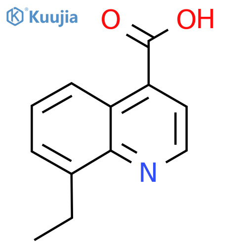8-Ethylquinoline-4-carboxylic acid structure