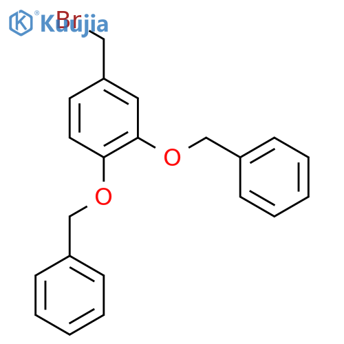 1,2-bis(benzyloxy)-4-(bromomethyl)benzene structure