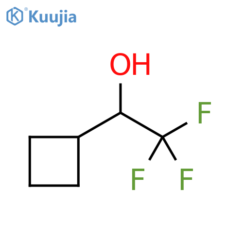 1-cyclobutyl-2,2,2-trifluoroethan-1-ol structure