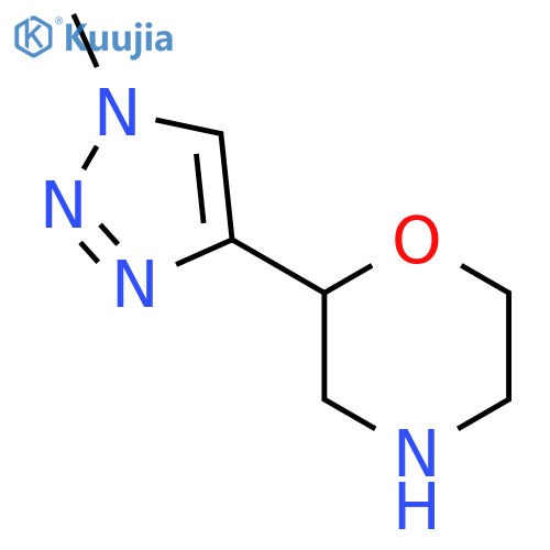 2-(1-methyl-1H-1,2,3-triazol-4-yl)morpholine structure