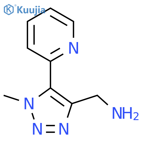 1-methyl-5-(pyridin-2-yl)-1H-1,2,3-triazol-4-ylmethanamine structure