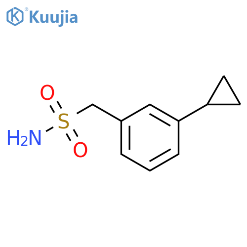 (3-cyclopropylphenyl)methanesulfonamide structure