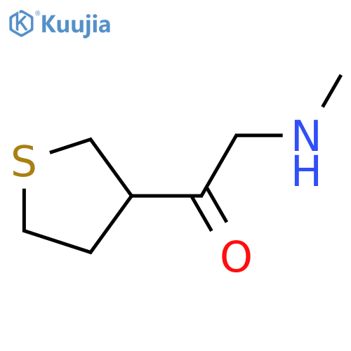 2-(methylamino)-1-(thiolan-3-yl)ethan-1-one structure