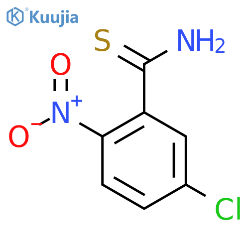 5-Chloro-2-nitrobenzene-1-carbothioamide structure