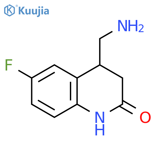 4-(Aminomethyl)-6-fluoro-1,2,3,4-tetrahydroquinolin-2-one structure