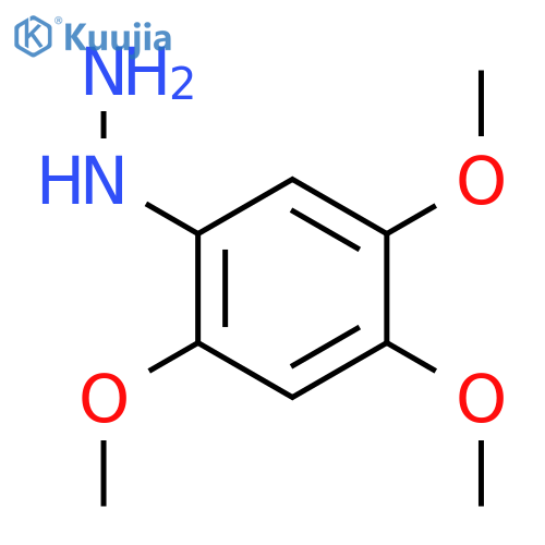(2,4,5-trimethoxyphenyl)hydrazine structure