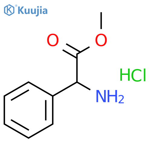 (S)-(+)-2-Phenylglycine methyl ester hydrochloride structure