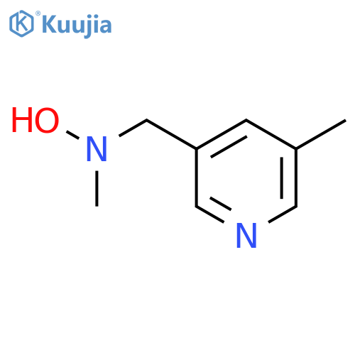 N-methyl-N-(5-methylpyridin-3-yl)methylhydroxylamine structure