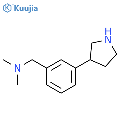 dimethyl({3-(pyrrolidin-3-yl)phenylmethyl})amine structure