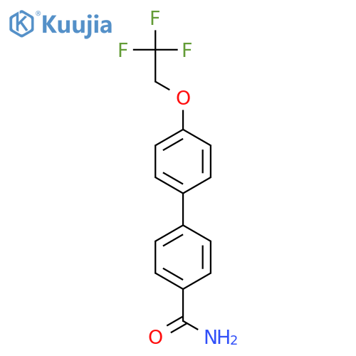 [1,1'-Biphenyl]-4-carboxamide, 4'-(2,2,2-trifluoroethoxy)- structure