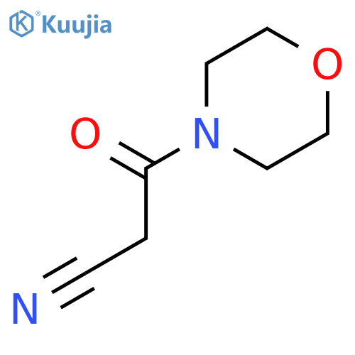 3-(morpholin-4-yl)-3-oxopropanenitrile structure