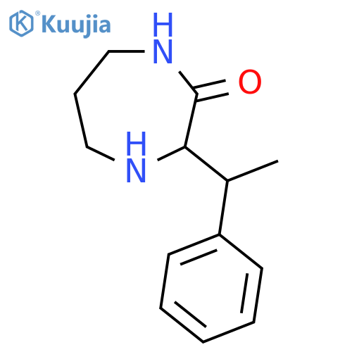 3-(1-Phenylethyl)-1,4-diazepan-2-one structure