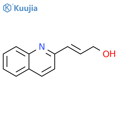 3-(quinolin-2-yl)prop-2-en-1-ol structure