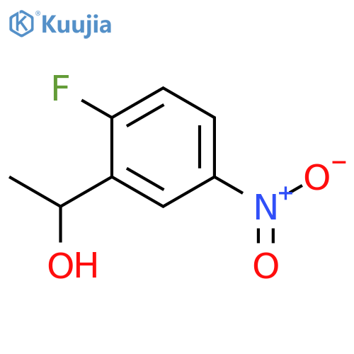 1-(2-Fluoro-5-nitrophenyl)ethan-1-ol structure