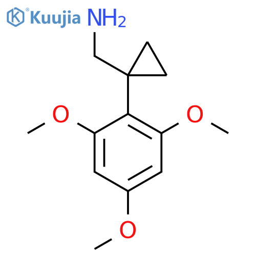 [1-(2,4,6-Trimethoxyphenyl)cyclopropyl]methanamine structure