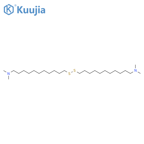 1-Undecanamine, 11,11'-dithiobis[N,N-dimethyl- structure