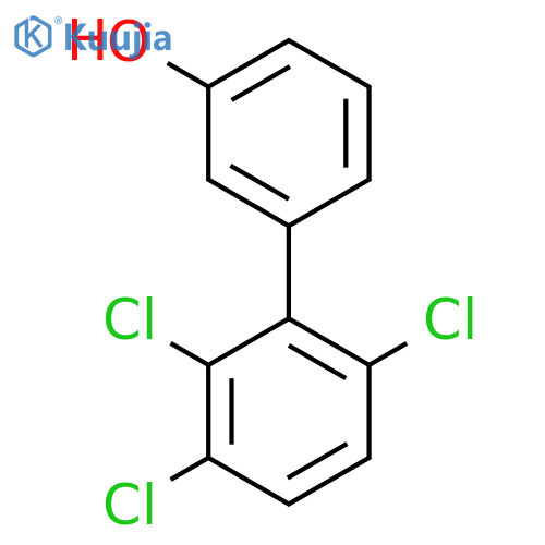 [1,1'-Biphenyl]-3-ol, 2',3',6'-trichloro- structure
