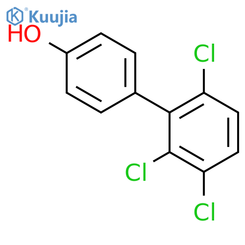 [1,1'-Biphenyl]-4-ol, 2',3',6'-trichloro- structure