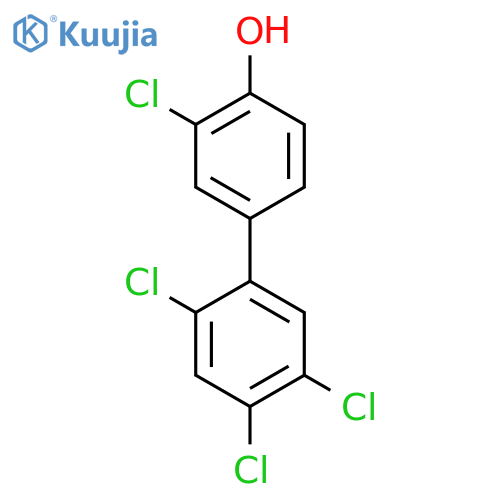 [1,1'-Biphenyl]-4-ol, 2',3,4',5'-tetrachloro- structure