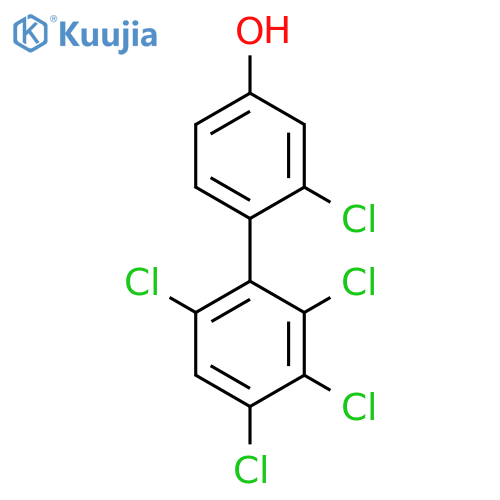 [1,1'-Biphenyl]-4-ol,2,2',3',4',6'-pentachloro- structure