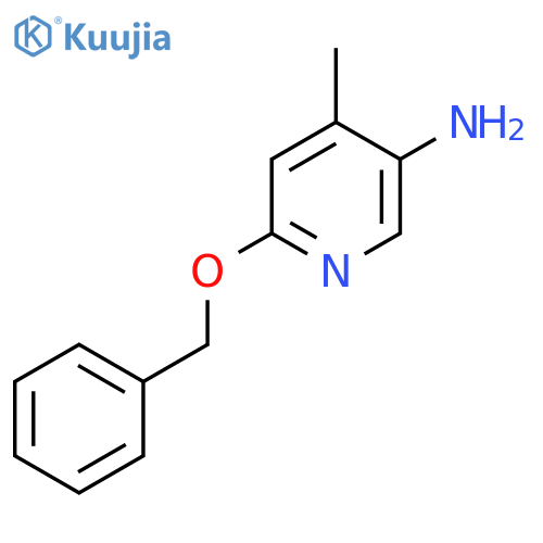 6-(Benzyloxy)-4-methylpyridin-3-amine structure