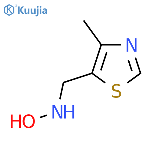 N-(4-methyl-1,3-thiazol-5-yl)methylhydroxylamine structure