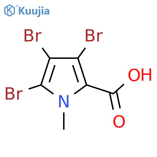 1H-Pyrrole-2-carboxylic acid, 3,4,5-tribromo-1-methyl- structure
