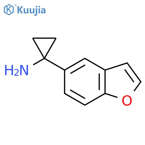 1-(1-benzofuran-5-yl)cyclopropan-1-amine structure