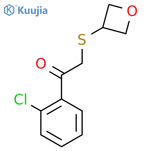 1-(2-Chlorophenyl)-2-(oxetan-3-ylsulfanyl)ethanone structure