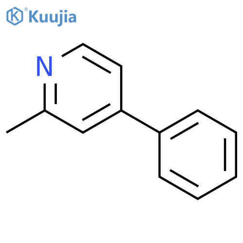 2-methyl-4-phenylpyridine structure