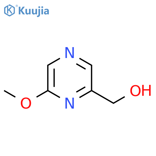 (6-methoxypyrazin-2-yl)methanol structure