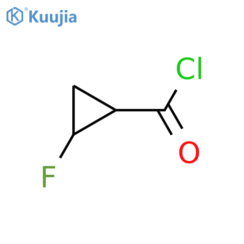 2-Fluorocyclopropane-1-carbonyl chloride structure