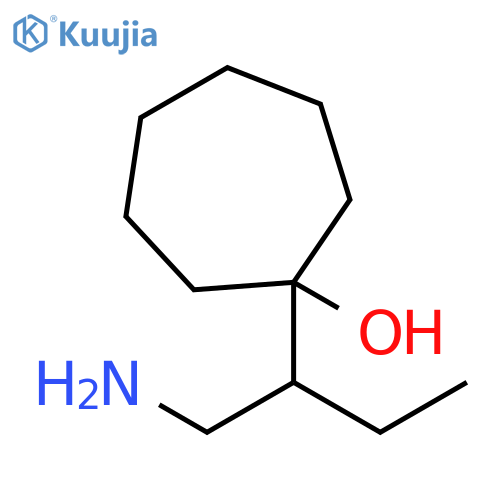 Cycloheptanol, 1-[1-(aminomethyl)propyl]- structure