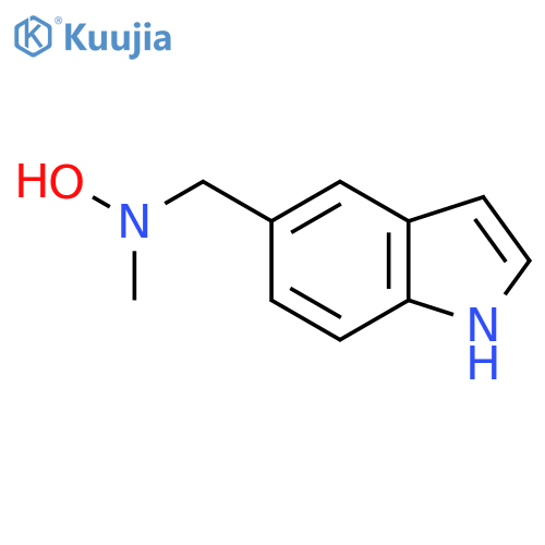 N-(1H-indol-5-yl)methyl-N-methylhydroxylamine structure