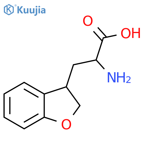 3-Benzofuranpropanoic acid, α-amino-2,3-dihydro- structure
