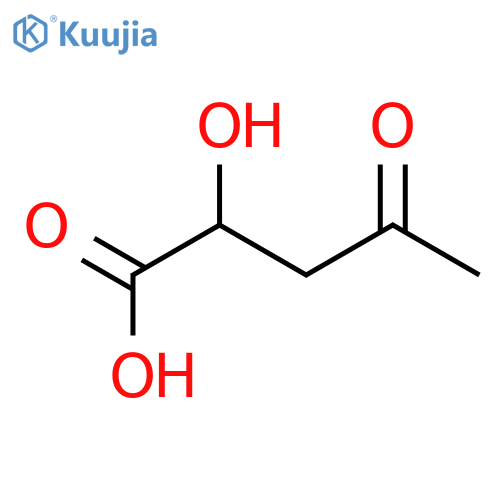 Pentanoic acid,2-hydroxy-4-oxo-, (R)- (9CI) structure