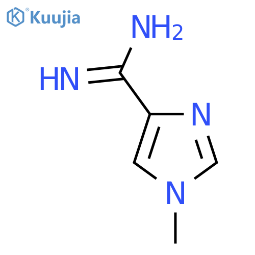 1-methyl-1H-imidazole-4-carboximidamide structure