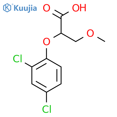 2-(2,4-dichlorophenoxy)-3-methoxypropanoic acid structure