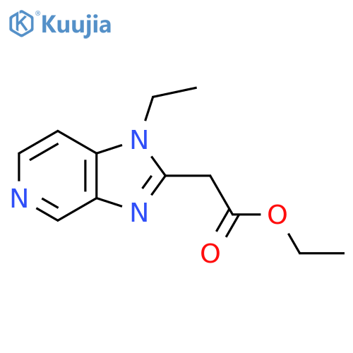 1H-Imidazo[4,5-c]pyridine-2-acetic acid, 1-ethyl-, ethyl ester structure