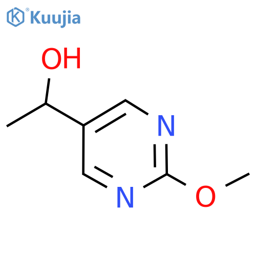 1-(2-Methoxypyrimidin-5-yl)ethanol structure