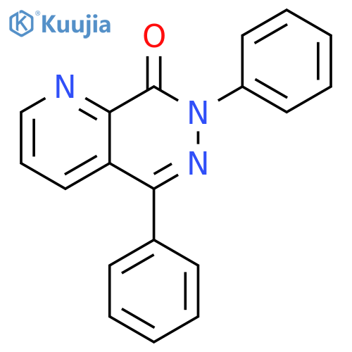 Pyrido[2,3-d]pyridazin-8(7H)-one, 5,7-diphenyl- structure
